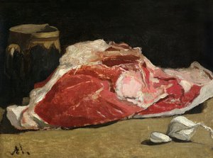 Nature morte, le morceau de viande, 1864